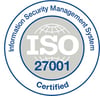 Information Security Management System ISO 27001 Certified