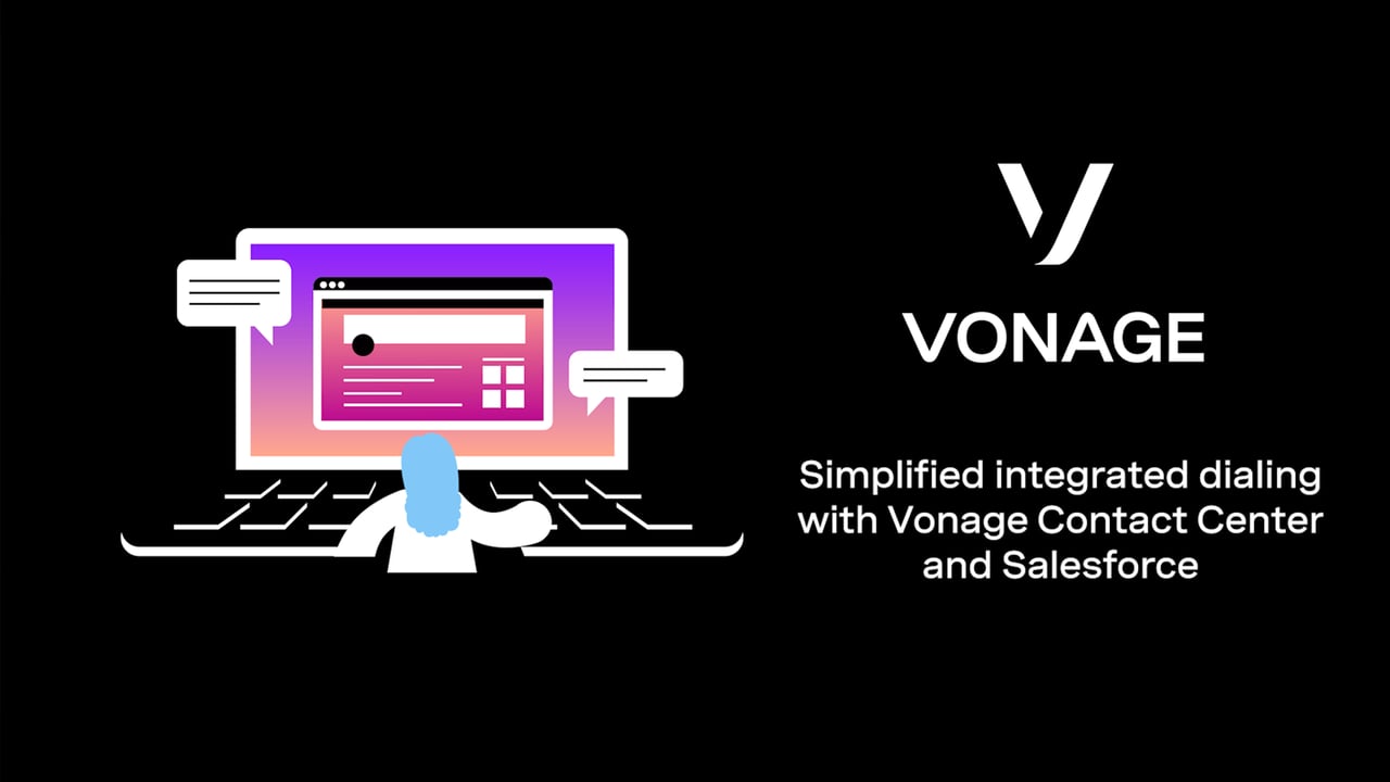 Simplified integrated dialing with Vonage and Salesforce