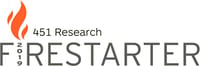 451 Research Firestarter award logo 451 Research Firestarter 2019
