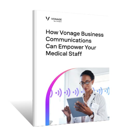 VBC Medical Staff Ebook Cover Image Image of the ebook cover displaying the title, How VBC Can Empower Your Medical Staff, and an image of a healthcare professional using a tablet