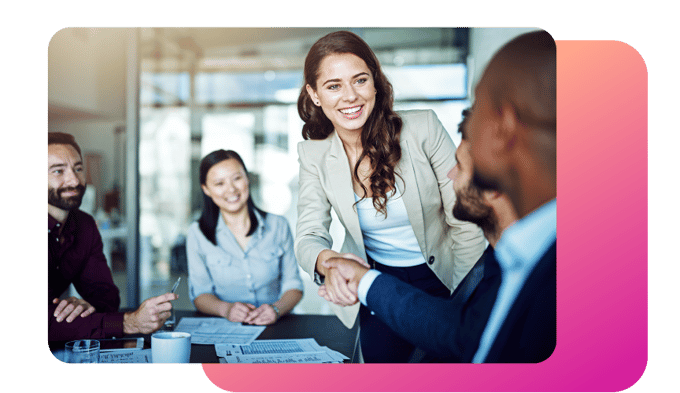 Image of group of people meeting in an office conference room