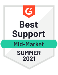 G2 Best Support Mid-Market G2 Best Support Mid-Market