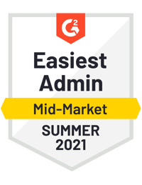 G2 Easiest Admin Mid-Market G2 Easiest Admin Mid-Market