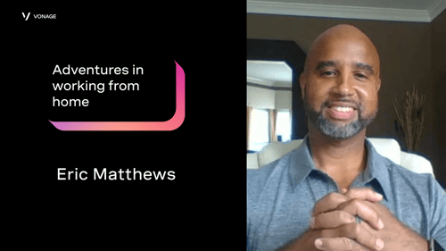 Eric Matthews video image Photo of Eric Matthews taken from his Adventures In Working From Home video