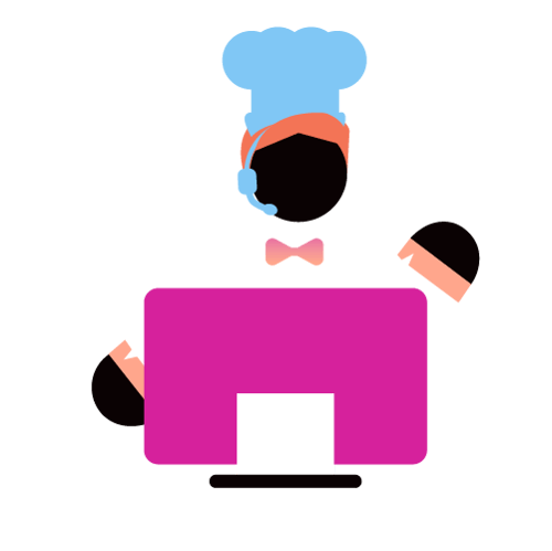 ICMI Toolkit_Chef-04.png Illustration of character wearing chef hat representing contact center