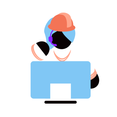 ICMI Toolkit_HardHat-05.png Illustration of character wearing har hat representing contact center