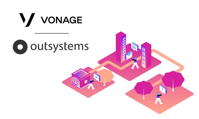 Vonage + Outsystems Logos